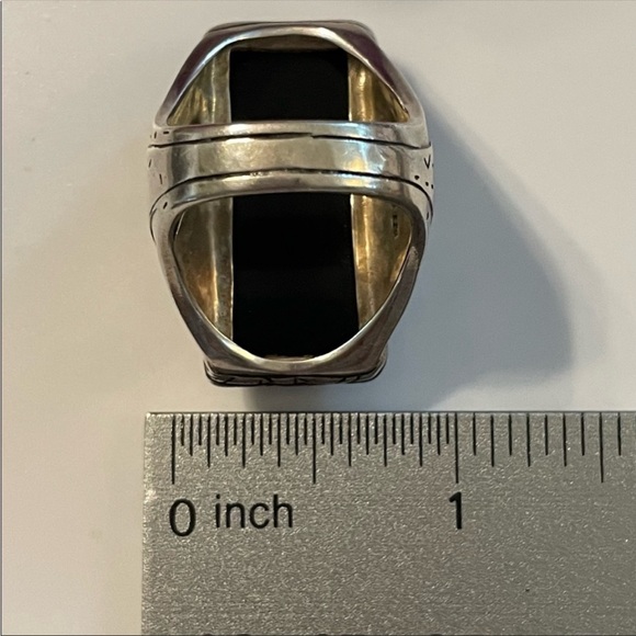 Silpada R2891 ‘BLACK TIE’ Sterling Silver Statement Ring - Picture 14 of 15